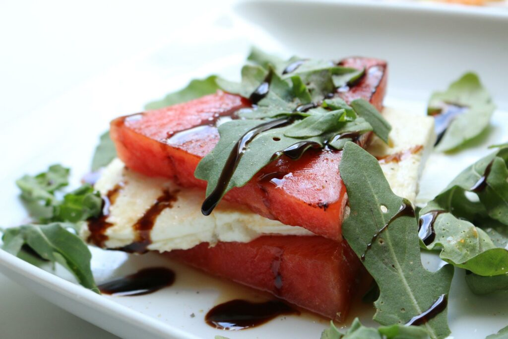 Melone Feta Salat