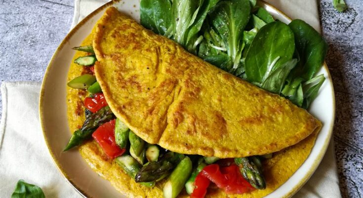 Kichererbsen-Omelette: lecker, gesund, vegan | FuchsMutter.de