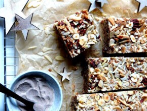 Veganer Lebkuchen Nussbrot