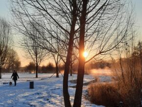 Frische Luft im Winter